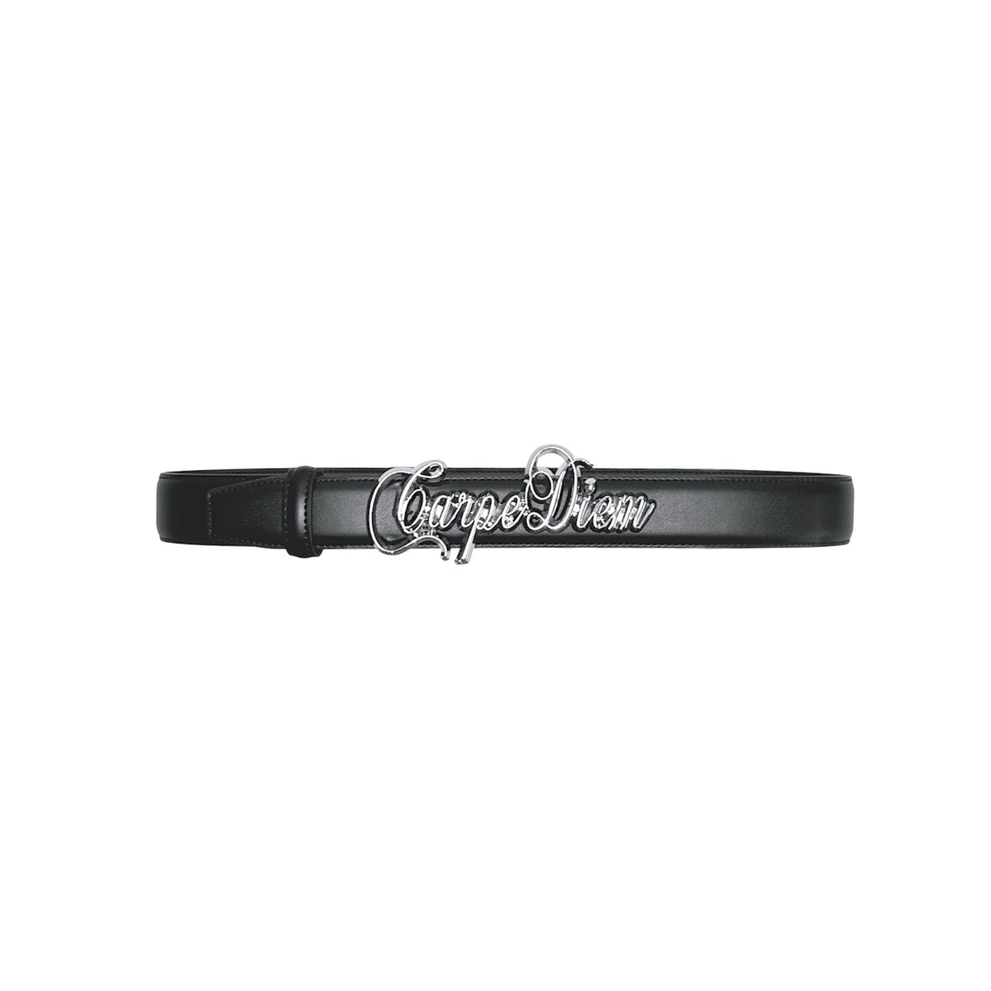 'SCRIPT' BELT (SILVER)