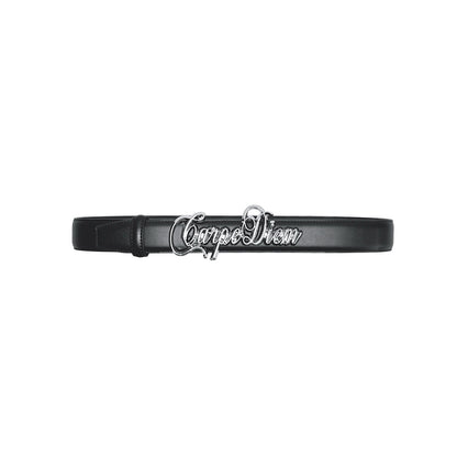 'SCRIPT' BELT (SILVER)