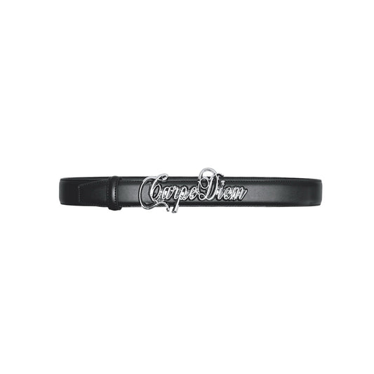 'SCRIPT' BELT (SILVER)